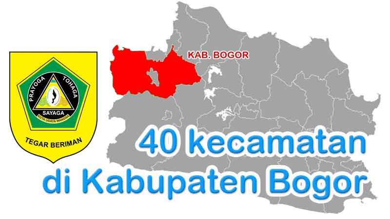 40 nama kecamatan di Kabupaten Bogor Jawa Barat  Pinhome