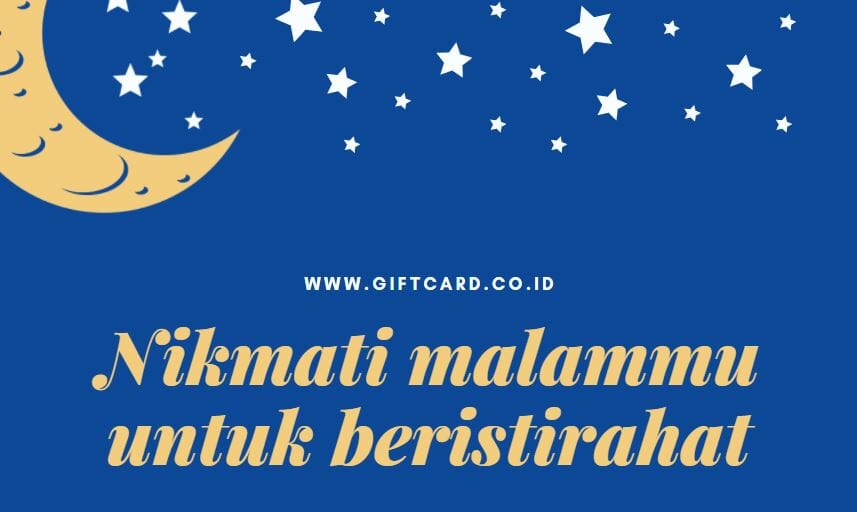 Nikmati Malammu Untuk Beristirahat Ucapan Selamat Malam Yang Islami