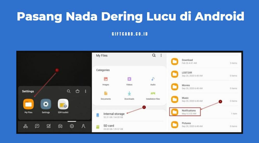 Pasang Nada Dering Lucu Di Android