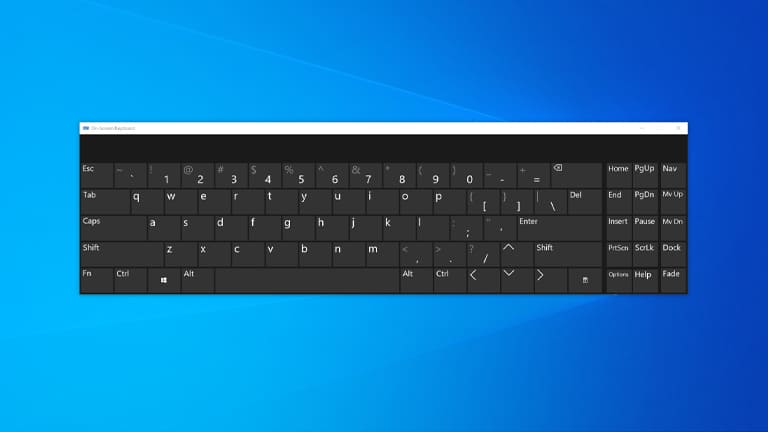 cara memunculkan keyboard di layar komputer