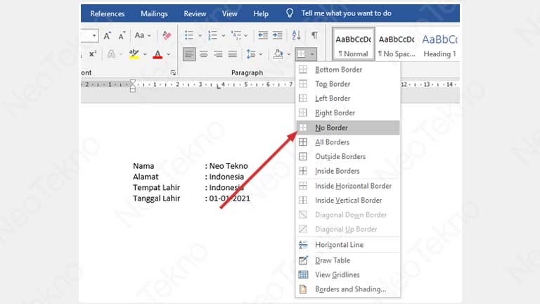 Cara Membuat Titik Dua Dengan Rapi Di Dalam Tabel Microsoft Word Hot Sex Picture 0927