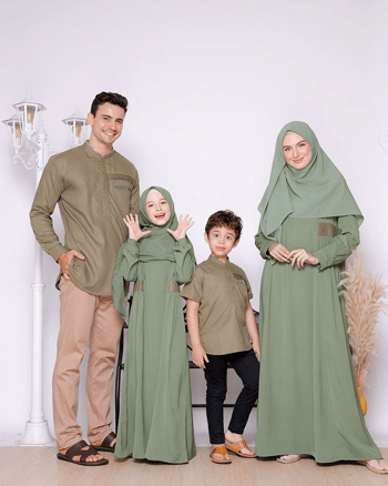 Inspirasi Baju Couple Lebaran