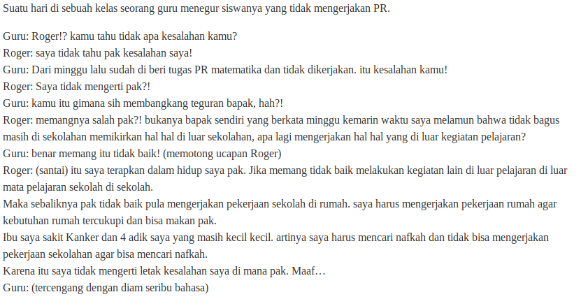 Contoh Teks Anekdot Lucu, Menyindir dan Singkat - Pinhome